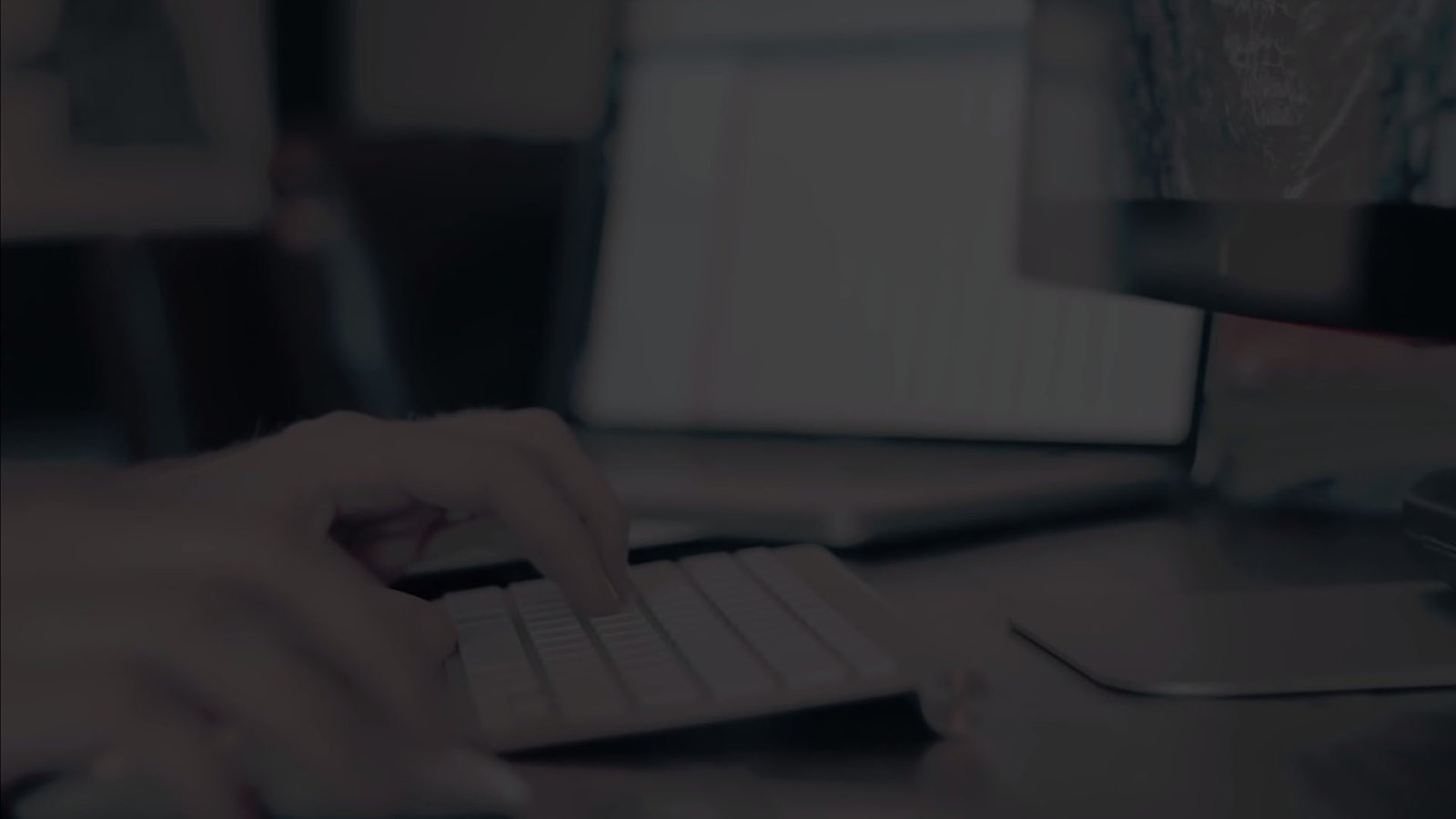 Professional copywriting workspace